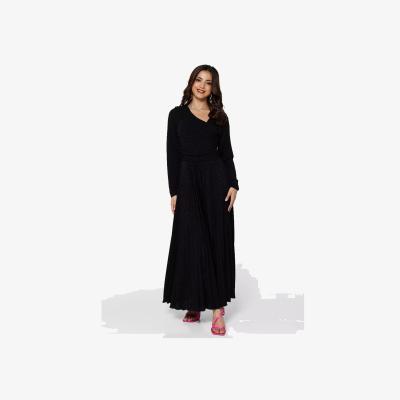 John Lewis Closet London Metallic Jersey Pleated Dress