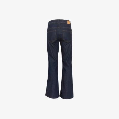 John Lewis MY ESSENTIAL WARDROBE Lucy Bootcut Leg Jeans, Dark Blue Un-wash