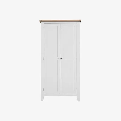 Knees Terranostra Old white 2 Door Wardrobe