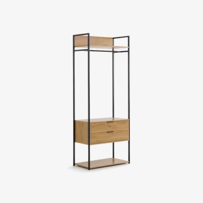 La Redoute Oaki Wardrobe Module with 2 Drawers and 1 Hanging Rail