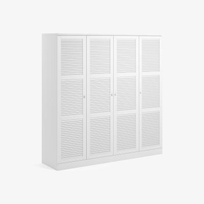 La Redoute Mayor 4-Door Solid Pine Wardrobe