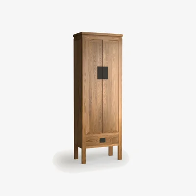La Redoute Ling Chinese Solid Oak and Veneered Wardrobe