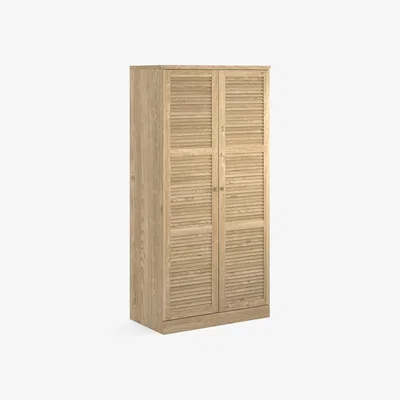 La Redoute Mayor 2-Door Solid Pine Wardrobe