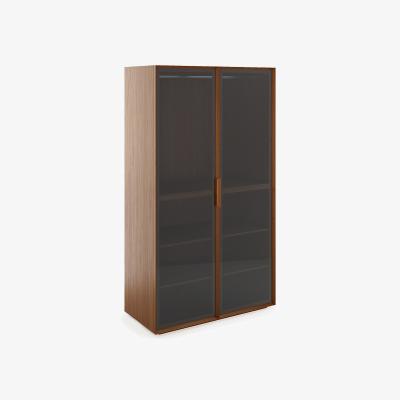 La Redoute Johanez 120cm Walnut Veneer Wardrobe Unit