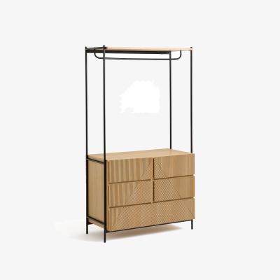 La Redoute Lodge Wardrobe Module with Hanging Rail and 5 Drawers
