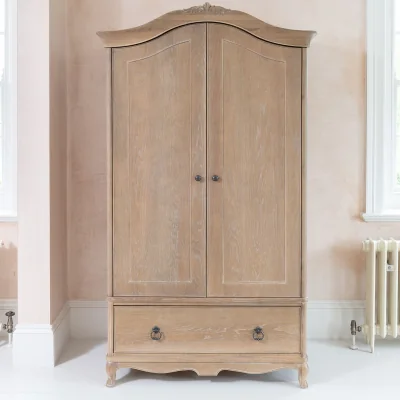 La Redoute Camille Limed Oak Double Wardrobe