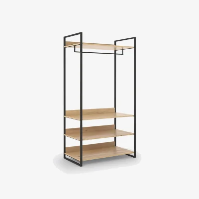 La Redoute Hiba Wide Modular Wardrobe Unit with 3 Shelves & 1 Hanging Rail