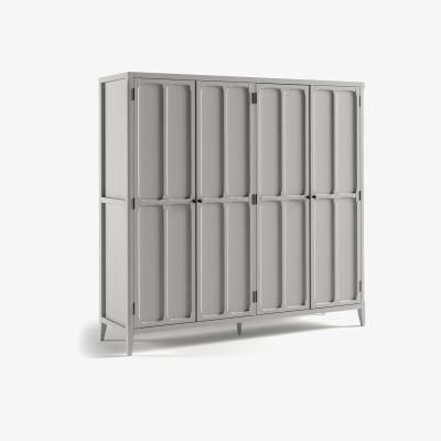 La Redoute Eugenie Oak Veneer 4-Door Wardrobe