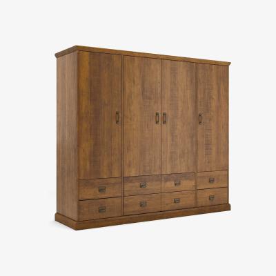La Redoute Lindley Solid Pine Quadruple Wardrobe