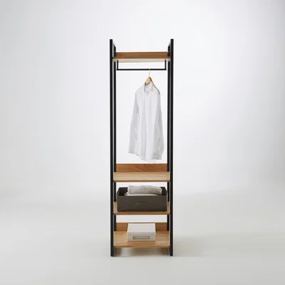 La Redoute Hiba Modular Wardrobe Unit with 3 Shelves & a Hanging Rail