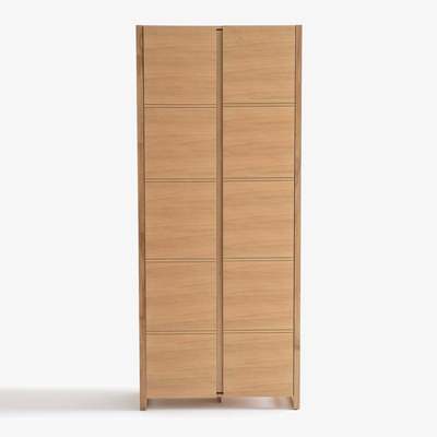 La Redoute COMPO Scandi-Style Oak Double Wardrobe
