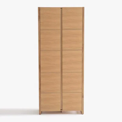 La Redoute COMPO Scandi-Style Oak Double Wardrobe