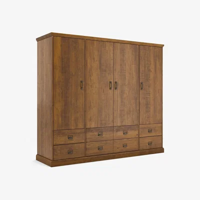 La Redoute Lindley Solid Pine Quadruple Wardrobe