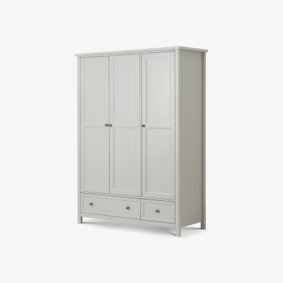La Redoute Portland Shaker Style 3 Door Combination Wardrobe