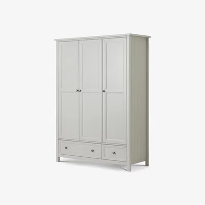 La Redoute Portland Shaker Style 3 Door Combination Wardrobe
