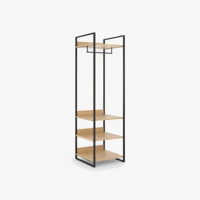 La Redoute Hiba Modular Wardrobe Unit with 3 Shelves & Hanging Rail