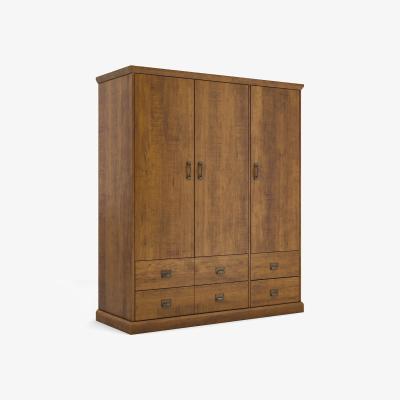 La Redoute Lindley Triple 4-Drawer Pine Wardrobe