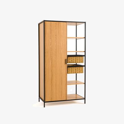 La Redoute Belti Oak Veneer Single Wardrobe