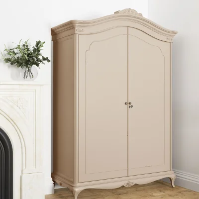 La Redoute Ivory French-Vintage Wide Fitted Wardrobe