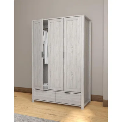 Marks & Spencer M&S Cora Triple Wardrobe - Grey, Grey
