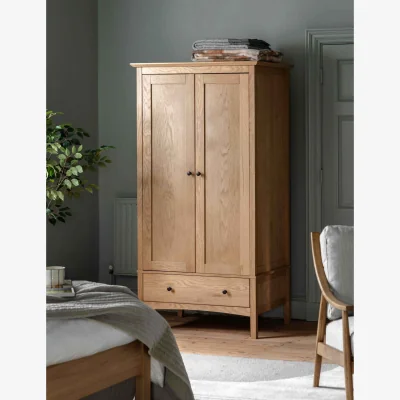Marks & Spencer Gallery Direct Rye Double Wardrobe Natural