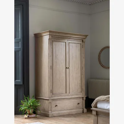 Marks & Spencer Gallery Direct Vancouver 1 Drawer Double Wardrobe Natural