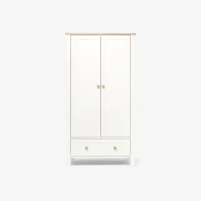 Marks & Spencer Mamas & Papas Wedmore Wardrobe - White Oak White Mix