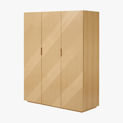 Made.com Hazzard Triple Wardrobe, Oak