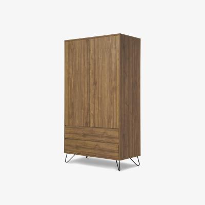 Made.com Elona Wardrobe, Walnut Effect & Black