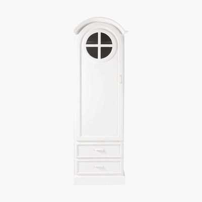 Maisons du Monde White 1-Door 2-Drawer Bonnetiere Wardrobe Marguerite