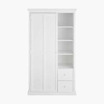 Maisons du Monde White 1-door 1-drawer wardrobe Lila