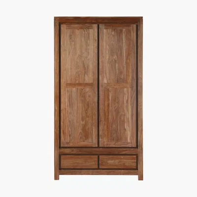 Maisons du Monde Solid Sheesham Wood Closet Stockholm