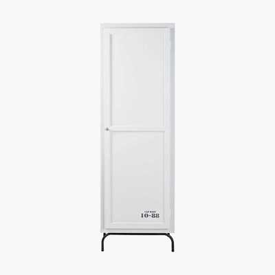 Maisons du Monde Light Grey 1-Door Wardrobe Marin