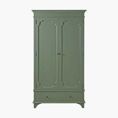 Maisons du Monde Khaki 2-Door 1-Drawer Wardrobe Selena