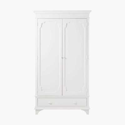 Maisons du Monde Off-White 2-Door Wardrobe Idylle