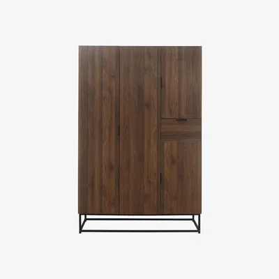 Oak&More Galveston 4 Door Wardrobe in Brown