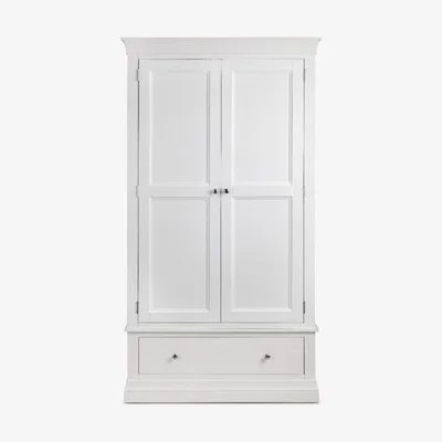 Oak&More Clermont 2 Door 1 Drawer Wardrobe