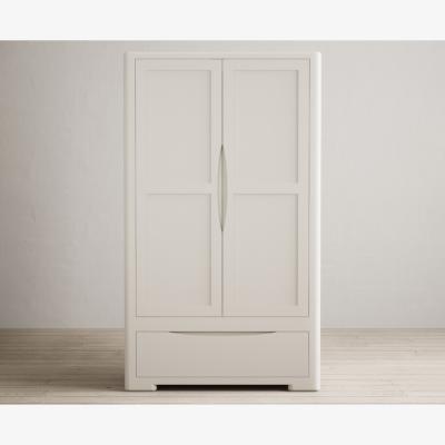 Oak&More Harper Soft White Painted Double Wardrobe