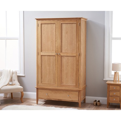Oak&More Sadie Oak Large Two Door Wardrobe