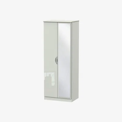 Downtown Cambourne Cam087 Tall Double Wardrobe With Mirror Door