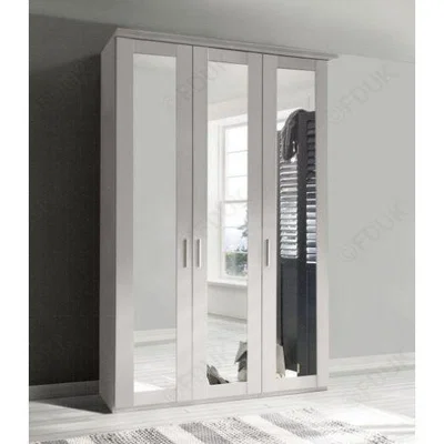 Downtown Wiemann Cambridge 3 Mirrored Door Wardrobe