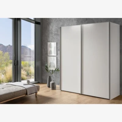 Downtown Wiemann Darwin Sliding 2 Door Wardrobe - 200cm - 2 Wooden Doors