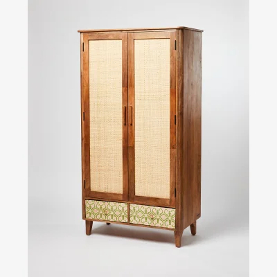 Oliver Bonas Tinta Mango Wood Wardrobe
