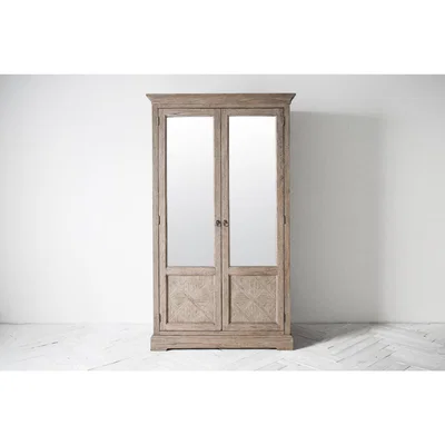 Perch and Parrow Juno Mirrored Double Wardrobe
