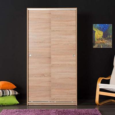The Range 2 Door Sliding Wardrobe Latte Oak - Latte Oak