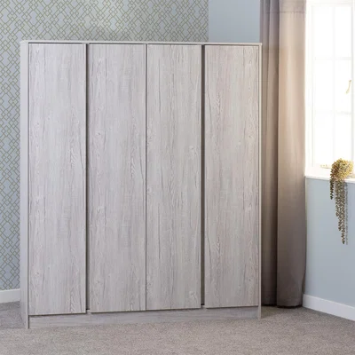The Range Malvern 4 Door Wardrobe  - Urban Snow