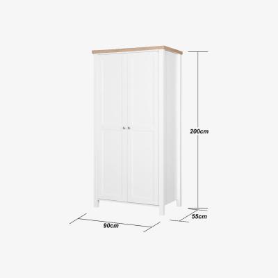 The Range Astbury 2 Door Wardrobe - White
