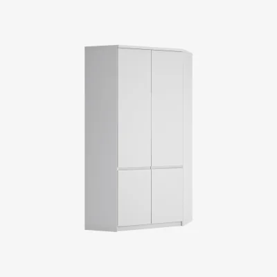 The Range Fribo Corner Wardrobe 2 Door in Alpine White - Alpine White