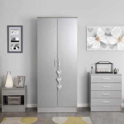 The Range Silver 3 Piece Wardrobe Set - Silver