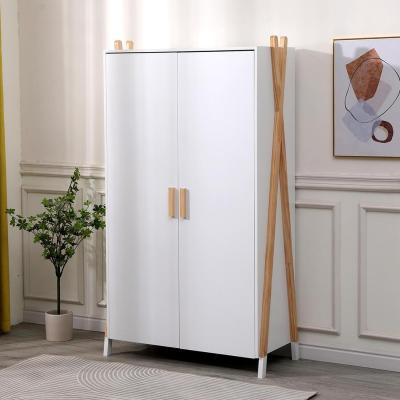 The Range Tepee 2 Door Wardrobe Bedroom Storage Unit - White